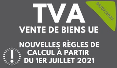 Infographie nouveautés TVA 1er janvier 2021 échange de biens union européenne UE