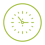 picto vert horloge