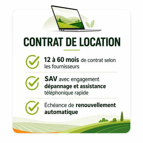 contrat de location pc professionnel ISAGRI