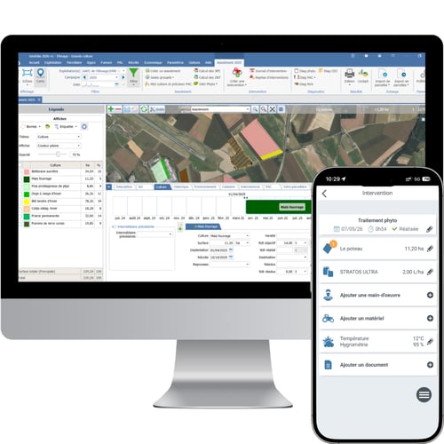 Geofolia, logiciel de gestion parcellaire