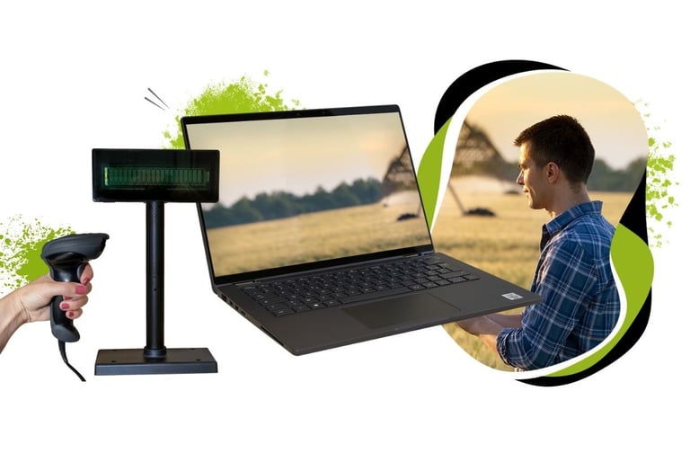 terminal point de vente tablette ordinateur