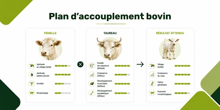 Plan d’accouplement bovin