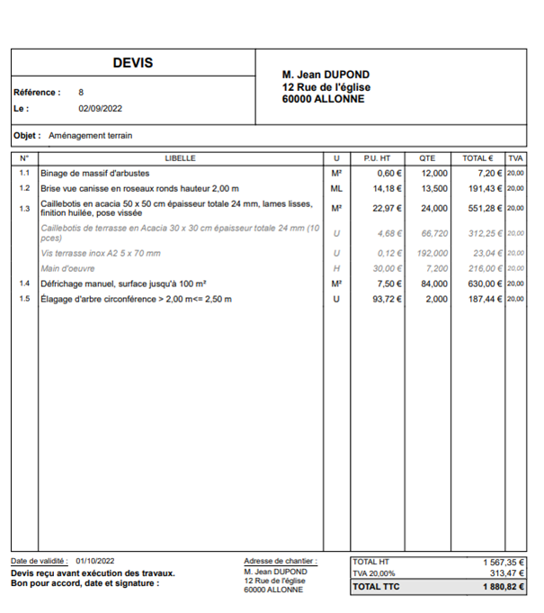 ROBBIN-creation-devis-PDF