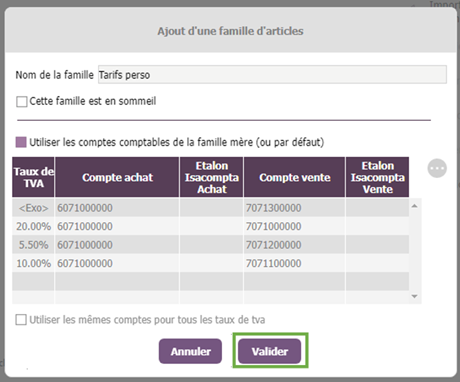 ROBBIN_famille_article_parametre_article_valider