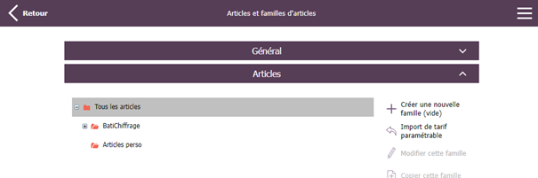 ROBBIN_famille_article_parametre_importer_bibliotheque_fournisseur
