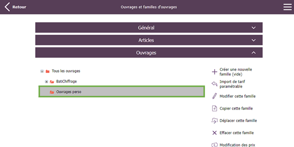 ROBBIN_famille_ouvrage_parametre_nouvelle_famille_creee