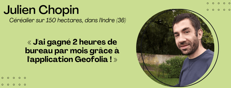 Témoignage Geofolia, jai gagné 2 heures de bureau par mois grâce à lapplication Geofolia