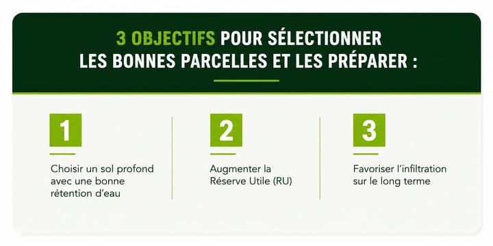 préparation parcelles